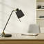 Edward Wall Switched, Matt Black / Matt Gold with Tapered Drum 155, Putty Fabric-987656161-987656166