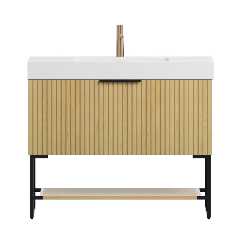 Meuble-lavabo simple 36 po avec lavabo, 36"