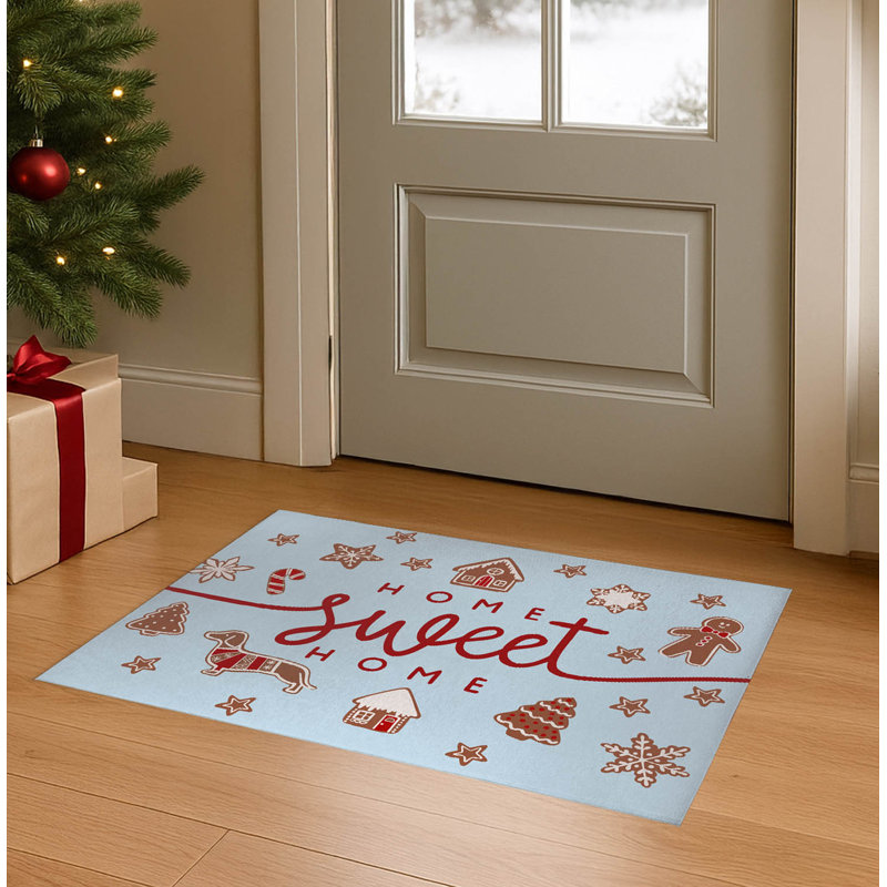 Paillasson Gingerbread, Argent argent, L 36 po x L 60 po