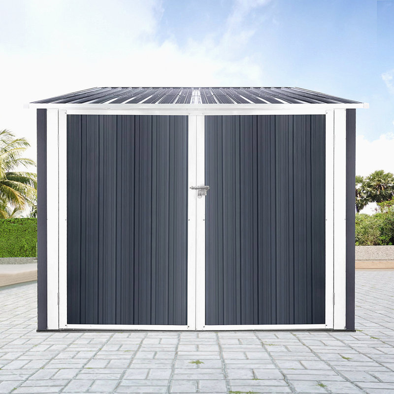 Bicycle Outdoor Steel Storage Shed ,Stores 4 Bikes