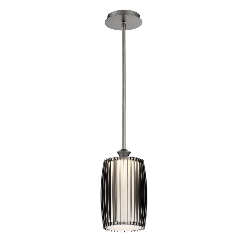 1 - Light Silver LED Single Pendant