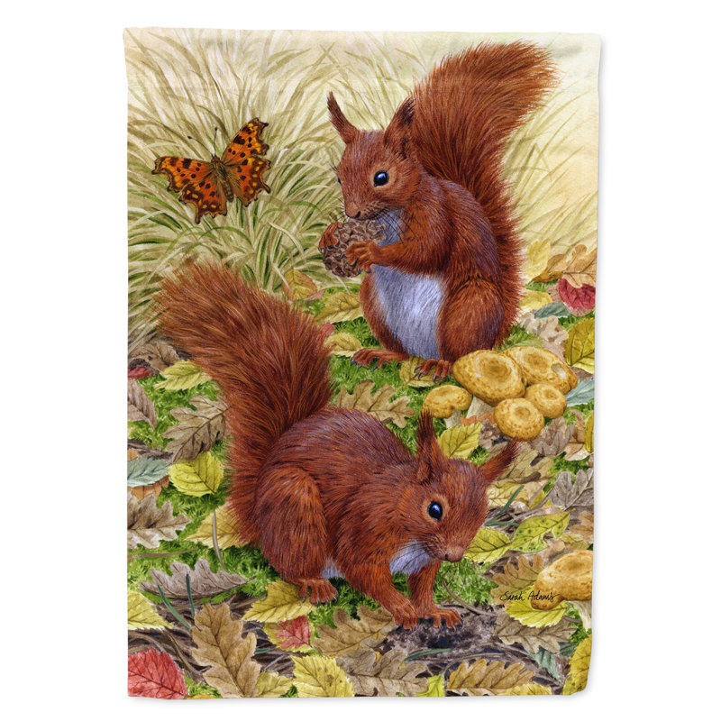 Drapeau de jardin Berner Red Squirrels