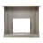 Birkover Criss Cross Fireplace w/ Marble Mantle