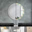 Huldar Glass Flat Wall Mirror