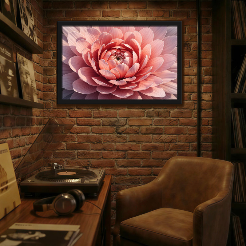 Plantes et fleurs fleur de lotus rose gros plan, H 20 po x l 30 po