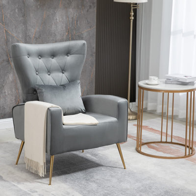 Ireal Velvet Armchair