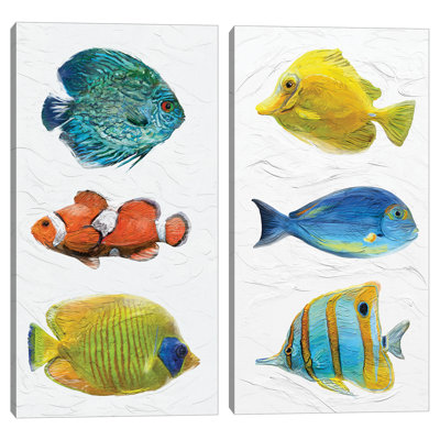 " Tropical Trio I, II " 2 - Pieces
