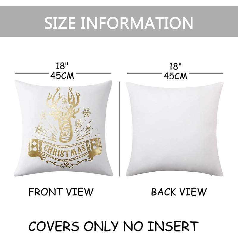 Housse de coussin en velours Hartger