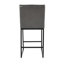Tabouret de comptoir moderne de 26 pouces Vinn, capitonné, similicuir brun Vegan-1124821815-1124821800