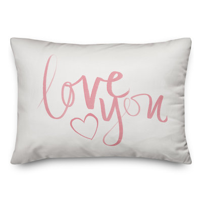  Coussin Love You Script