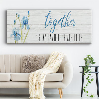 Ensemble sur toile, art textuel