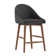 Loyd Upholstered Counter Stool with Solid Wood Frame