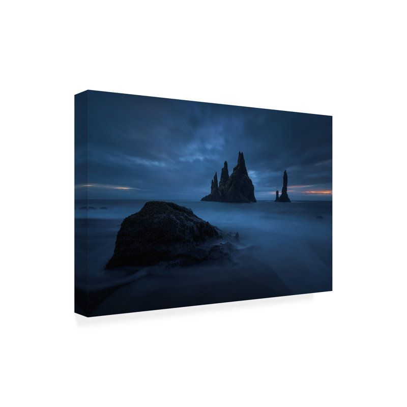 Art sur toile Juan Pablo De Reynisdrangar 2, H 12 po x l 19 po