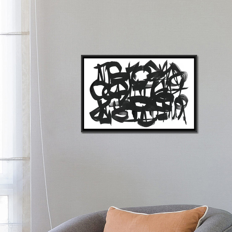« the collectif unconscience i », impression sur toile, H 18 po x l 26 po x P 1,5 po, Toile encadrée noire
