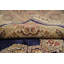 Tapis luxueux d'inspiration traditionnelle avec motif médaillon bleu complexe 7 x 10