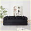 Canapé-lit convertible en chenille avec coussins décoratifs Chenille-456744089