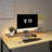 Monitor Stand Riser,Wood & Acrylic Computer Monitor Stand With LED Light,Desk Accessories Desktop Organizer Stand For Computer,Laptop,Printer,PC & TV Screen Riser