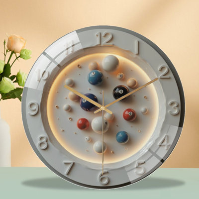 Horloge murale créative 12 po