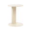 VANZAGO Round Steel Outdoor Side Table - 40 cm W 40 cm D