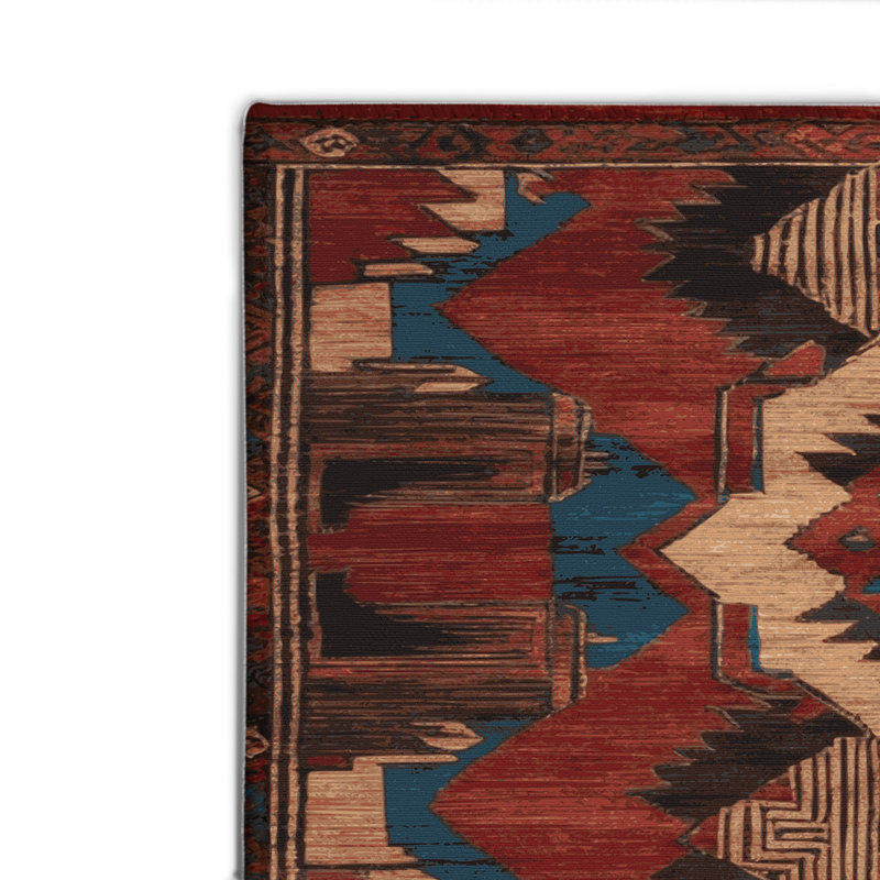 Tapis intérieur et extérieur ArtDeco, Rectangulaire 8 pi x 10 pi