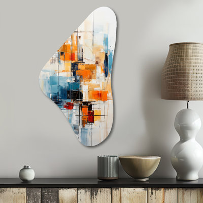 Landen - Abstract Boomerang Shape Irregular Metal Wall Decor