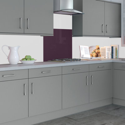 90cm W x 75cm L Glass Peel and Stick Panel