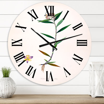 Vintage Botanicals XIX - horloge murale de ferme