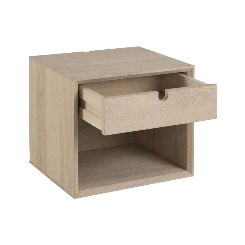 Ryann 37cm W Manufactured Wood Bedside Table