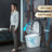 Lyon Smart Toilet with Voice Control, 1000g MaP Flush Score, Foam Shield, Moving Dryer, Blackout Flush, ADA Comfort Height, Auto Open & Close, Foot Sensor, Heated Seat, B0931S
