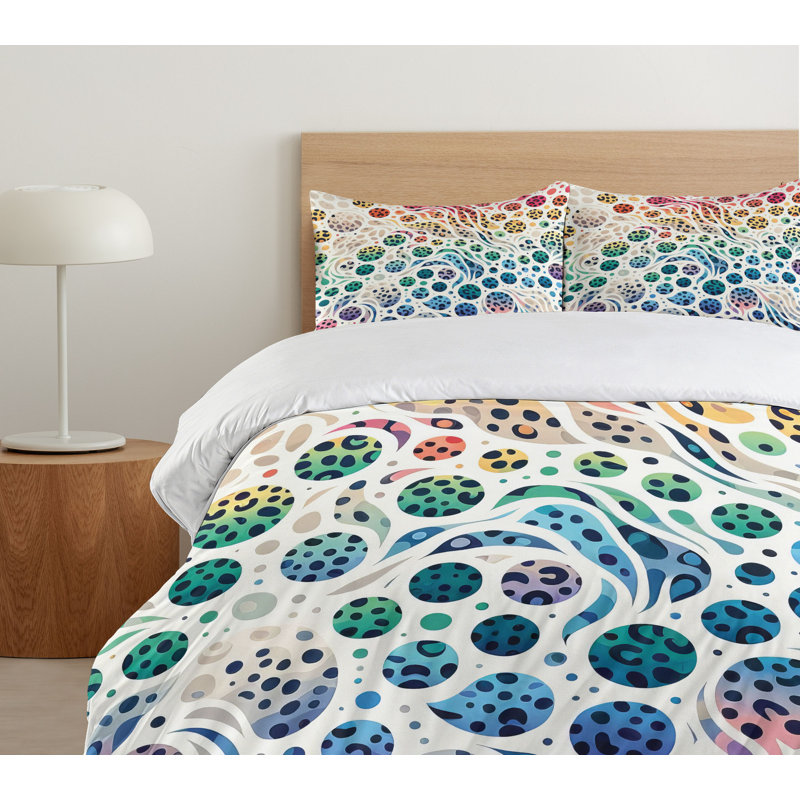 Leopard Print Duvet Cover, King Duvet Cover + 2 Standard Shams