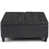 Distressed Black Faux Leather