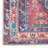 Machine Washable Southwestern Navy/Muted Red/Beige Area Rug-704982290