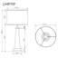 Lampe de table Palea