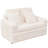 Naykin 2-Person Faux Fur Sofa Bed with Removable Cushion Cover-1034732968-1017162312