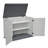 Horizontal Storage Shed With Removable Shelf