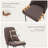 Faux Leather Upholstered Dining Chairs With Steel Legs(Set Of 2)-1486487342-1486487338