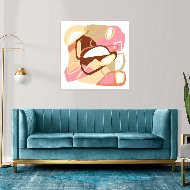 Art contemporain contemporain abstrait, H 36 po x l 36 po