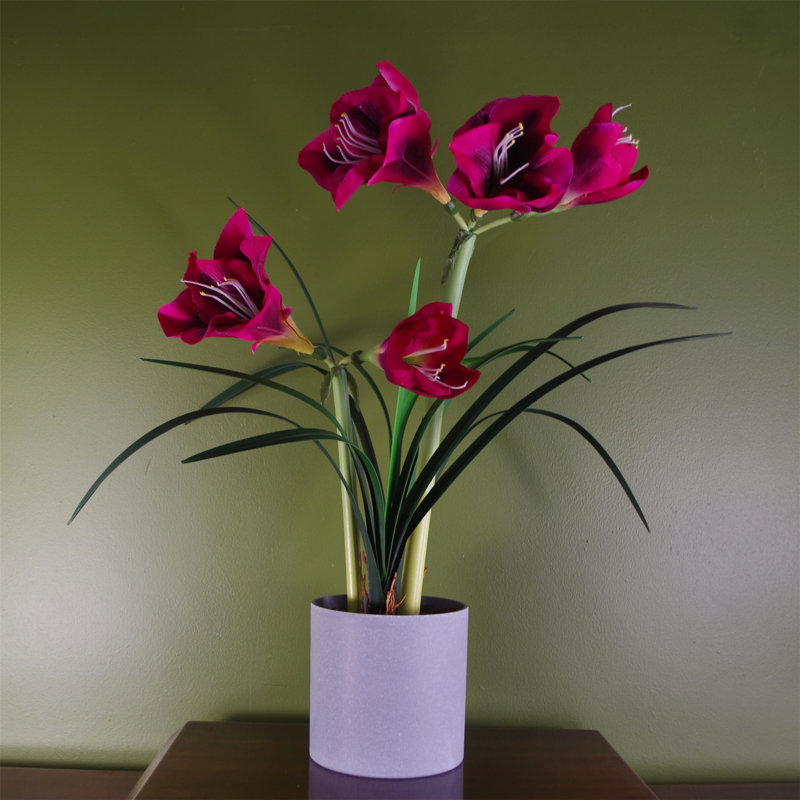 60cm Faux Tree, Dark Pink