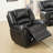 Higuchi 39" Wide Faux Leather Glider Standard Recliner-25948660-116067565