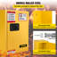 Armoire inflammable en acier galvanisé VEVOR (H 18,1 po x l 16,9 po x P 16,9 po)