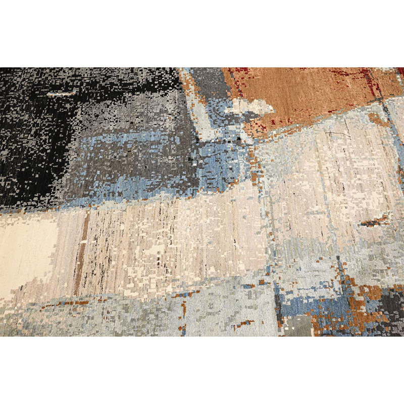 CASKJC709BEBR Abstract Area Rug, Rectangle 8' x 10'