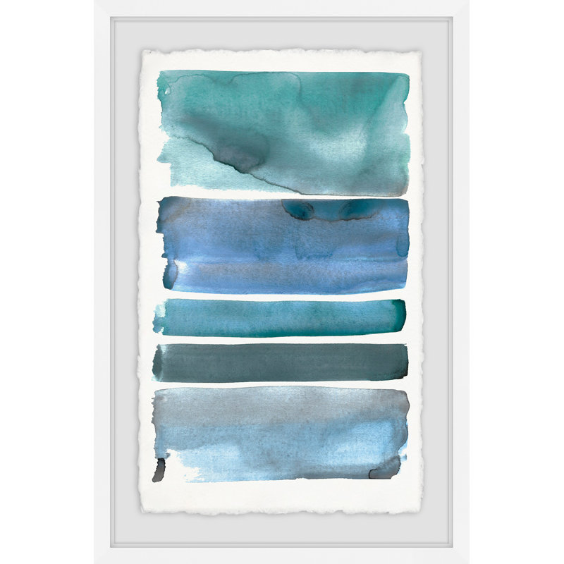 «Stone Hues» par Marmont Hill - impression encadrée sur papier, H 12 po x l 8 po x P 1,5 po