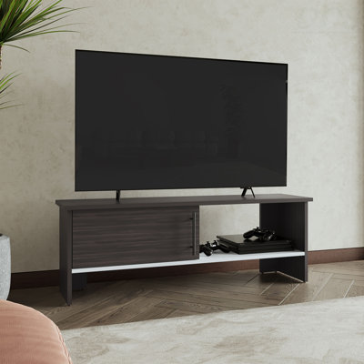 Navia 47" Wide Tv Stand With One Door Cabinet And Open Shelf  For Living Room, Entertainment Center, TV Stand