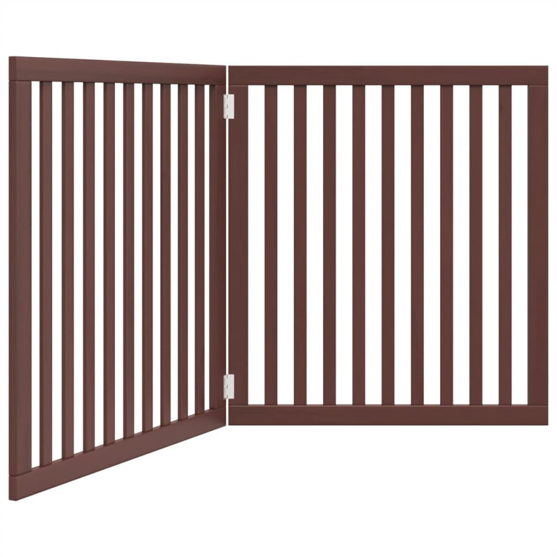 Nickson Solid Wood Dog House Door, Brown, 90cm H x 160cm W x 2cm D