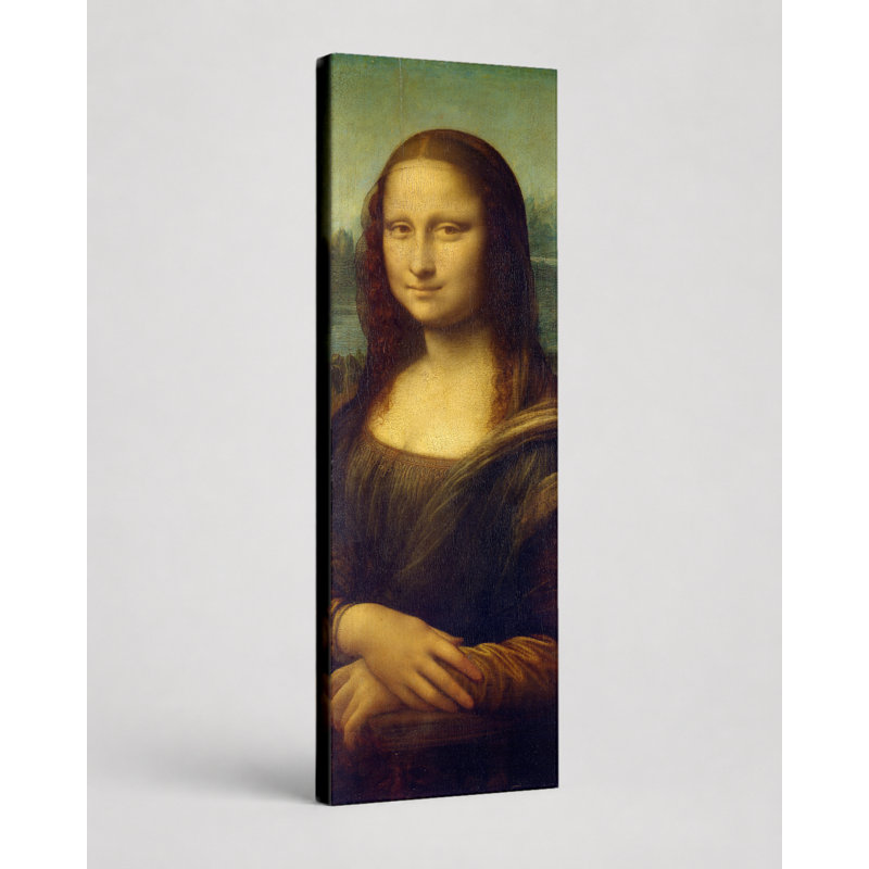 Mona Lisa (vers 1503-1519) - Art mural sur toile haute, 48" W x 16" H
