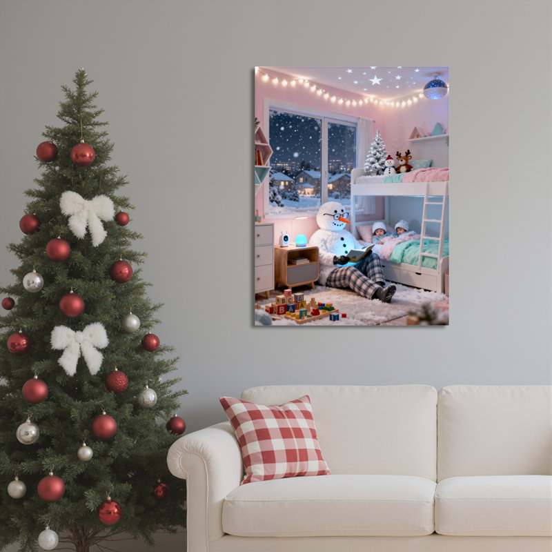 «Winter Wonderland Scene», art mural, H 18 po x l 12 po