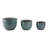 Aedin Clay Planter Set - Durable Rounded Ceramic Planters With Smooth Textured Design And Minimalist Style For Indoor Or Outdoor Display - Set Of 3-995033462