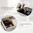 Mirrored Vanities Desk with Drawers