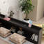 Full Size Bed With L-Shaped Bookcases & Drawer Storage Bookcases, Port Two System,