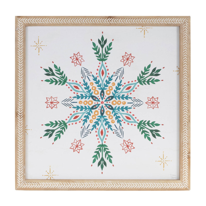 Imprimé flocon de neige